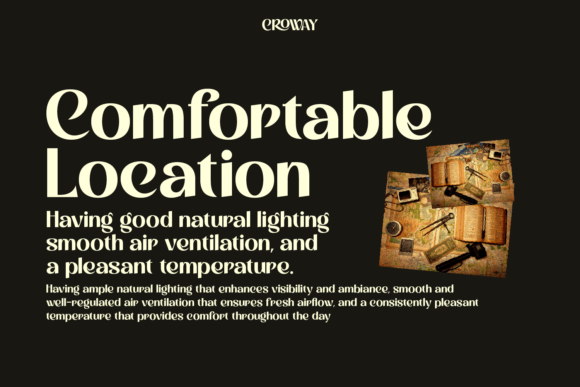 Croway Font preview 4