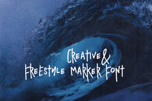 Blue Dream Font preview 3