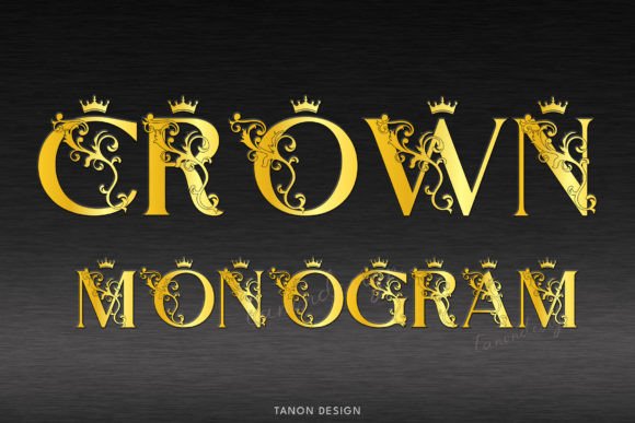Crown Monogram Font