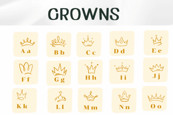Crowns Font preview 2