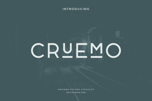 Cruemo – Modern Display Typeface Font