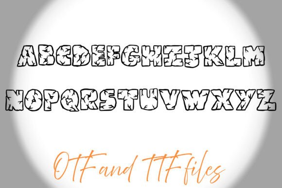 Crumble Rock Font preview 4