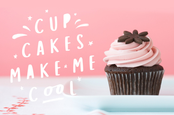 Cup Cakes Font preview 2