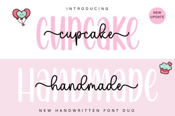 Cupcake Handmade Duo Font