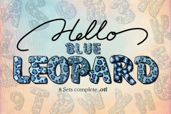 Blue Leopard Font