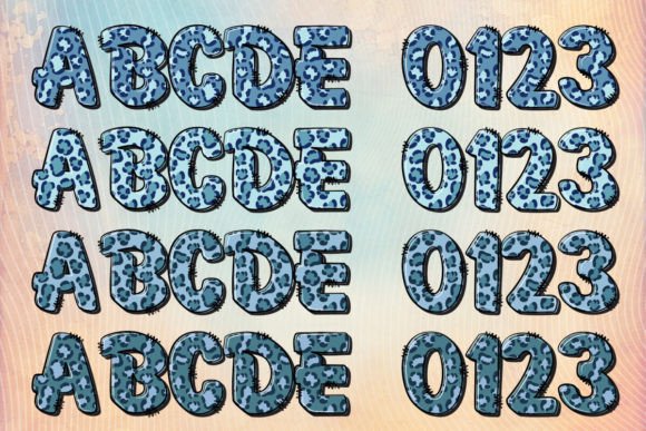 Blue Leopard Font preview 2