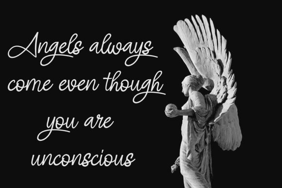 Angel Signature Font preview 4