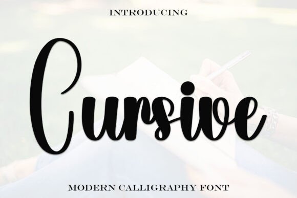 Cursive Font