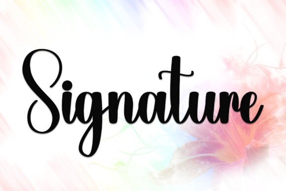 Cursive Font preview 2