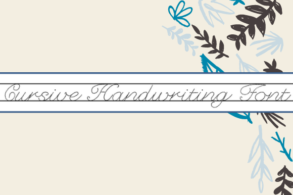 Cursive Handwriting Font preview 2