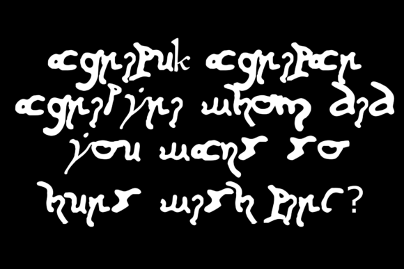 Cursivo Saxonio Font preview 4