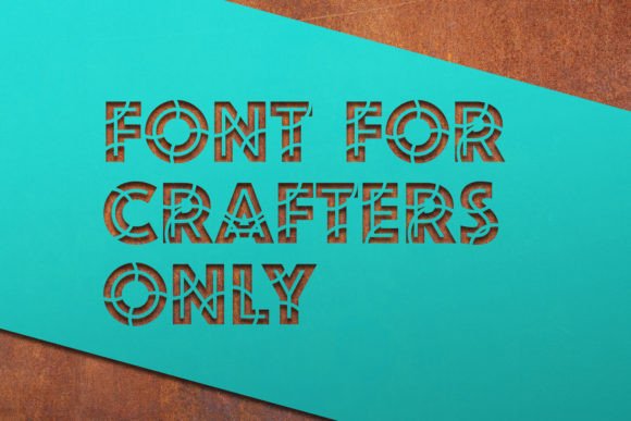 Cut Line Font preview 3
