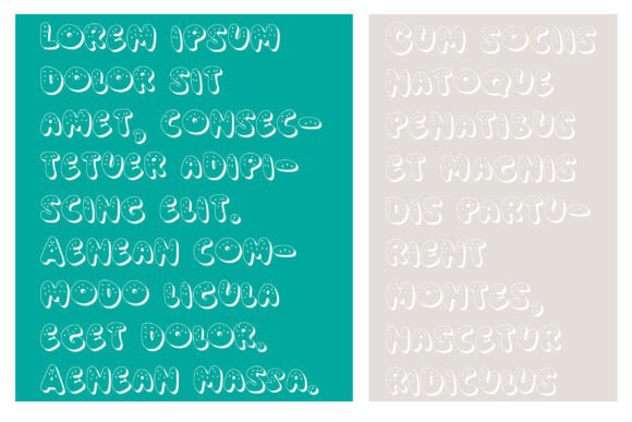 Blue Melon Font preview 4