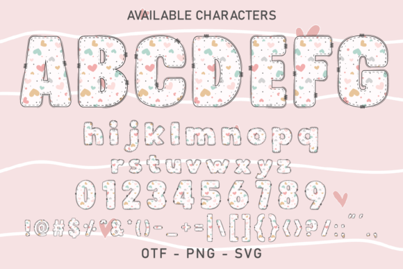 Cute Font preview 2