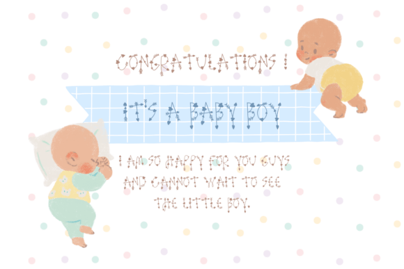 Cute Baby Font preview 8
