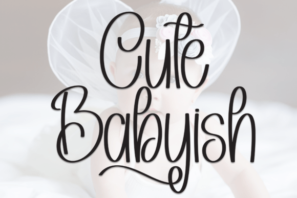 Cute Babyish Font