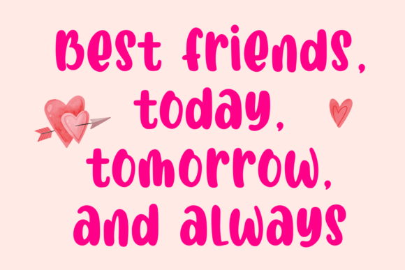 Cute Barbie Font preview 2