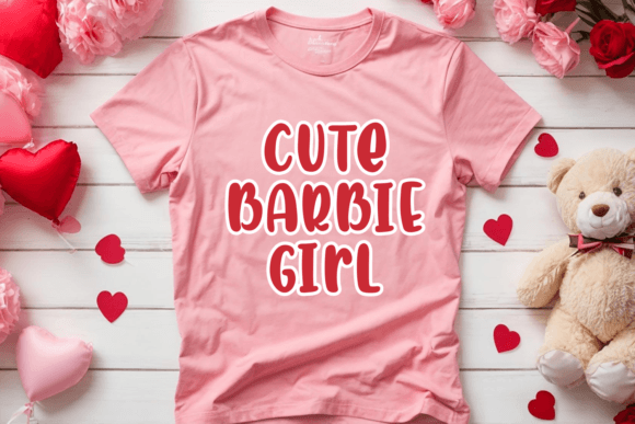 Cute Barbie Font preview 4