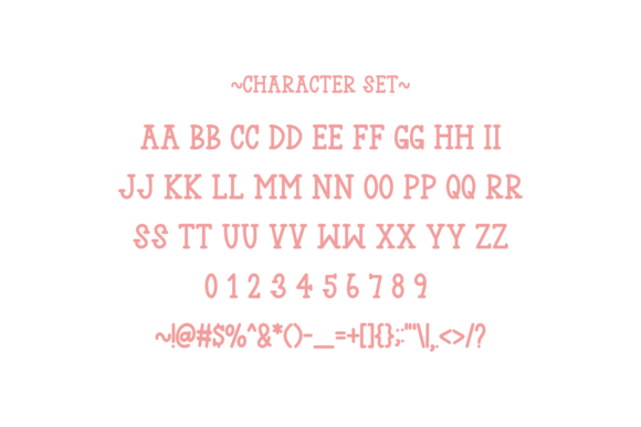Cute Berry Font preview 2
