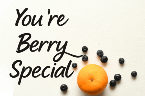 Blueberry Snack Font preview 3