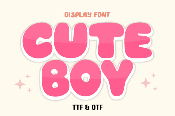 Cute Boy Font