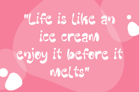 Cute Bubble Font preview 4