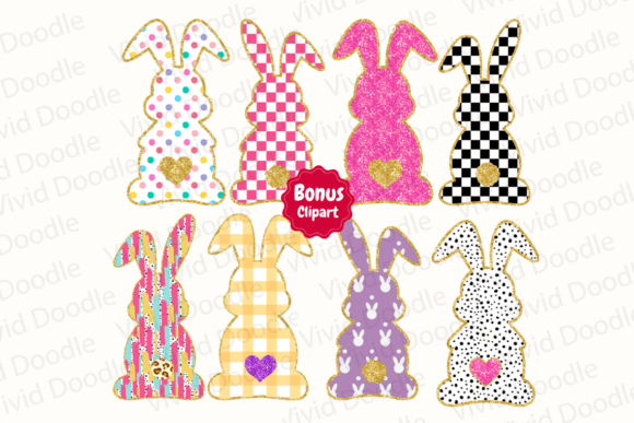 Cute Bunny Easter Font preview 2