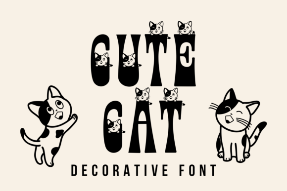 Cute Cat Font