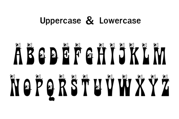 Cute Cat Font preview 2