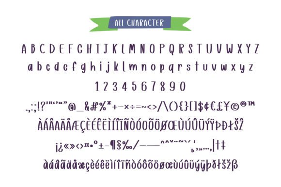 Cute Column Font Font preview 2