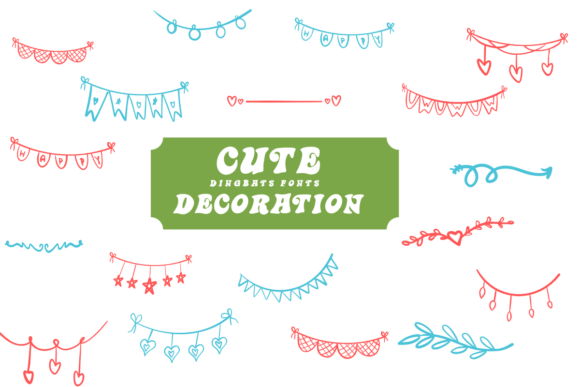 Cute Decoration Font Font