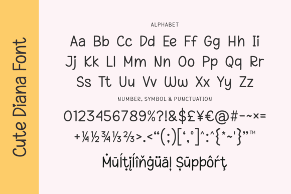 Cute Diana Font preview 4