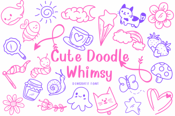 Cute Doodle Whimsy Font