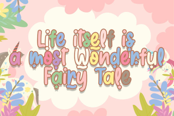 Cute Fairy Font preview 2