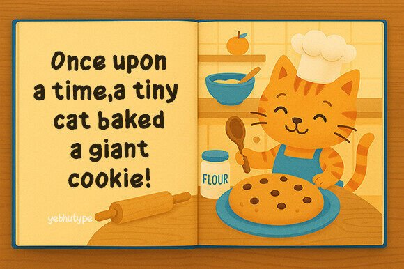 Cute Handwriting Font preview 3