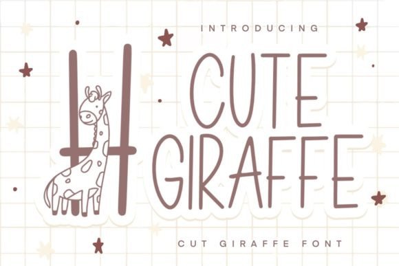 Cute Giraffe Font