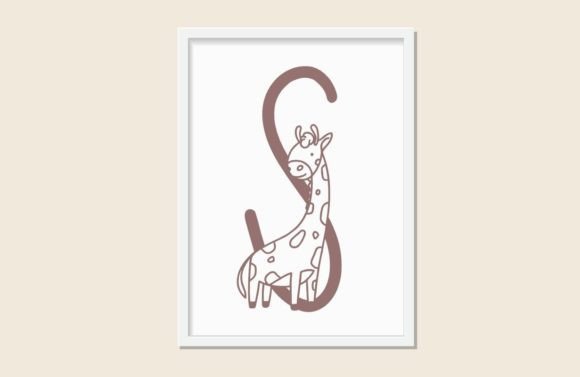 Cute Giraffe Font preview 2