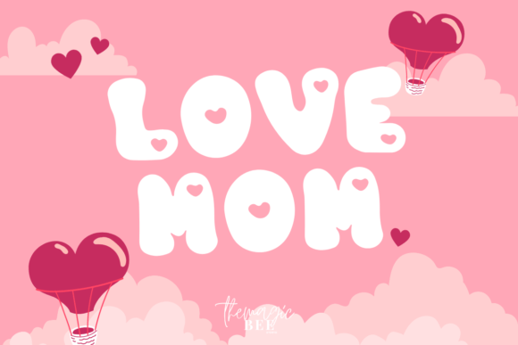 Cute Heart Font preview 3