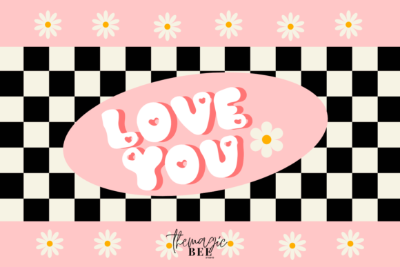 Cute Heart Font preview 4