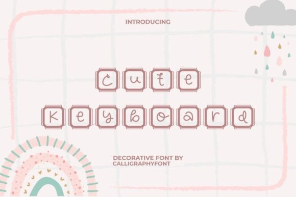 Cute Keyboard Font