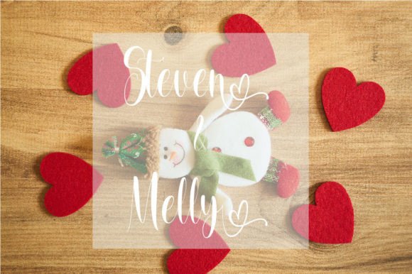 Cute Love Font preview 3