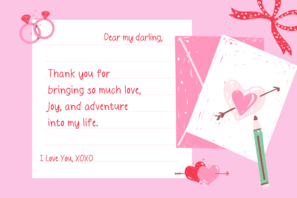 Cute Love Font preview 6