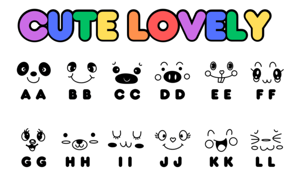 Cute Lovely Font preview 2