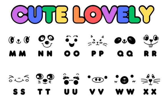 Cute Lovely Font preview 3