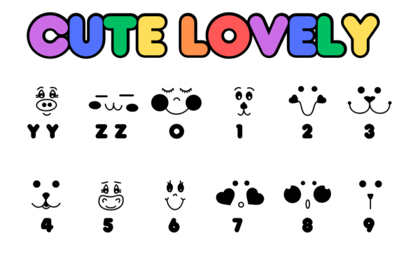 Cute Lovely Font preview 4