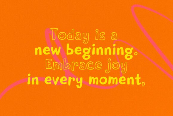 Cute Moment Font preview 2