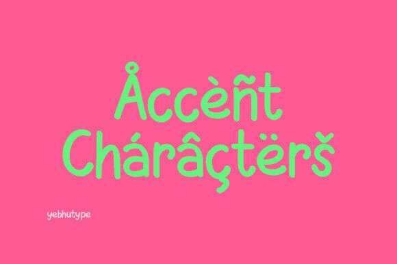 Cute Notebook Font preview 4