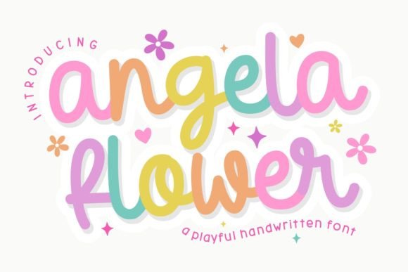 Angela Flower Font