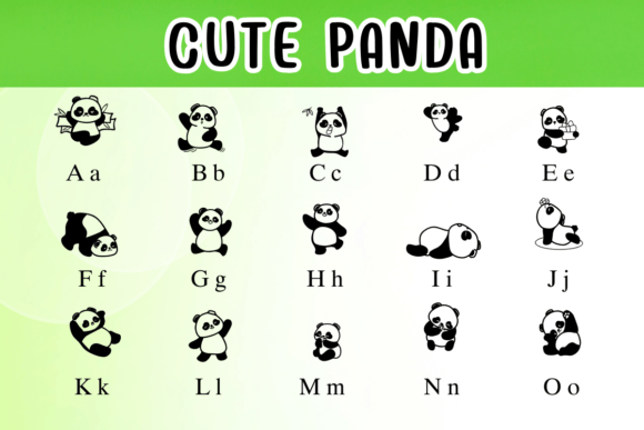 Cute Panda Font preview 2