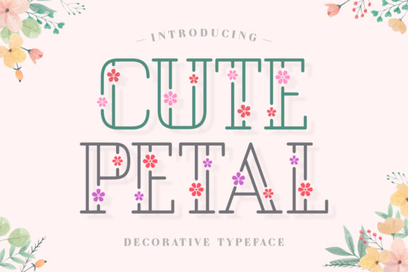 Cute Petal Font Cute Petal Font
